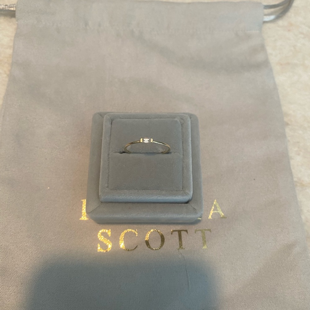Kendra Scott Isabella 14k Yellow Gold Ring size 8